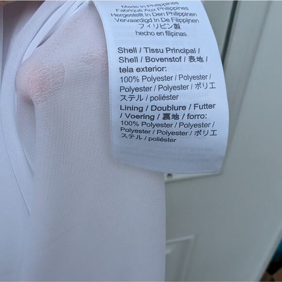 NWT J.Crew Collection BG522 Off-White Featherweight Satin Midi Dress, size 6 - Picture 7 of 10